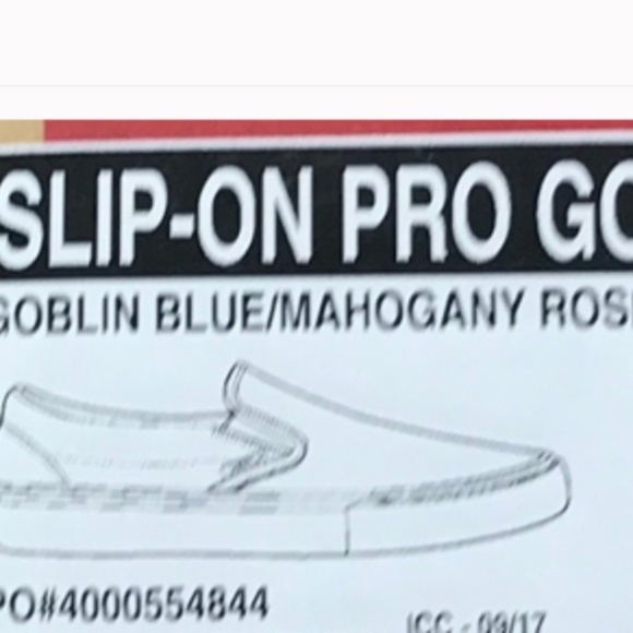 Vans Slip On PRO Goblin Blue Mahogany Rose Shoes - Picture 7 of 7